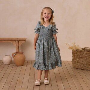 NWT - Rylee + Cru Blue Floral Lexi Dress